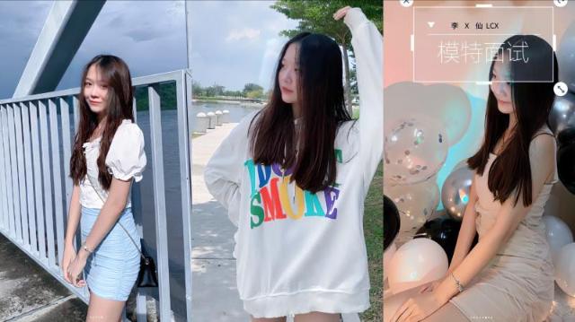 【模特面试】李X仙360度裸露特写面试, 附生活照 。